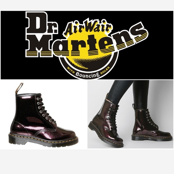 Dr. Martens Shoes - 🆕💜 DR MARTENS PURPLE PATENT BOOTS💜🆕